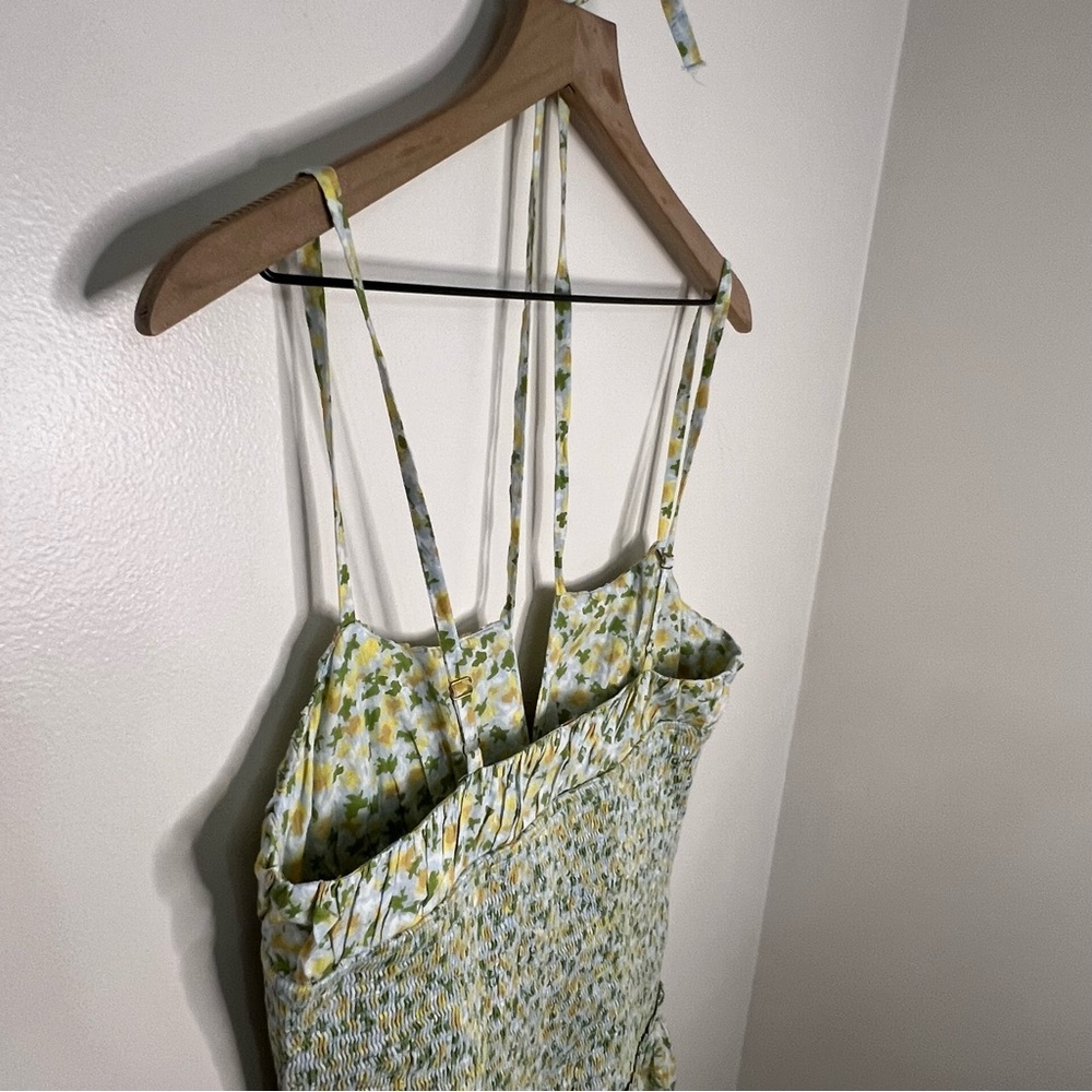 NWT Free People Floral Dress Lavendar Daze Sun Dress Multicolor Size Large MIDI - Picture 8 of 14